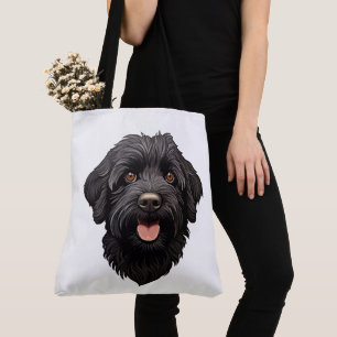 Labradoodle Black Dog Tasche
