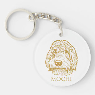 Labradoodle Chien Dessin main personnalisé
