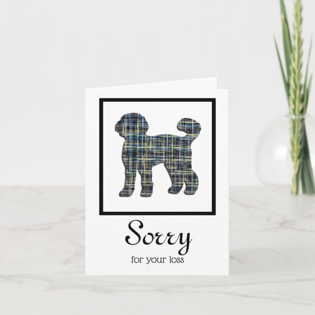 Labradoodle Dog Pet Sympathie Karte (Vorderseite)