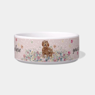 Labradoodle Dog with paws Napf