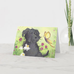 Labradoodle Doodle Chien / Carte de remerciements