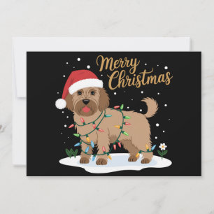 Labradoodle Frohe Weihnachten Lustiges Xmas Hunde 