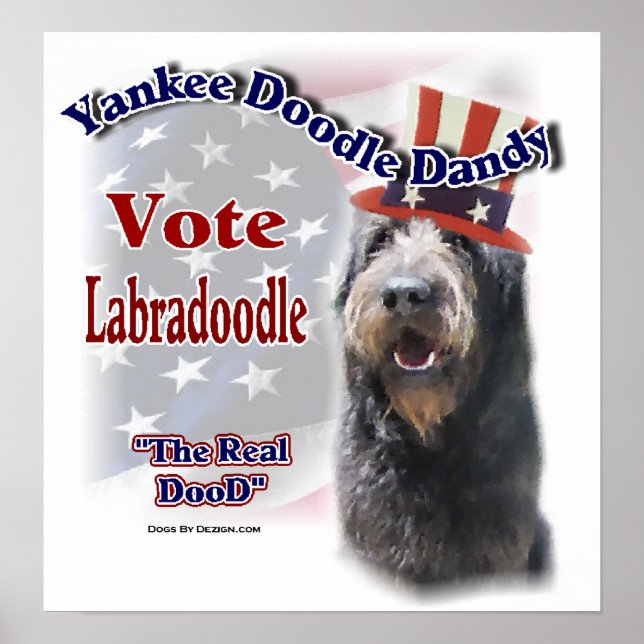 Labradoodle-Geschenke Poster (Vorne)