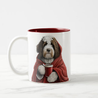 Labradoodle, goldendoodle, bernedoodle-Tasse Zweifarbige Tasse