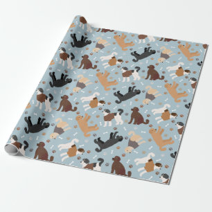 Labradoodle/Goldendoodle Knochen und Paare Geschenkpapier