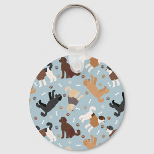 Labradoodle/Goldendoodle Knochen und Paare Schlüsselanhänger