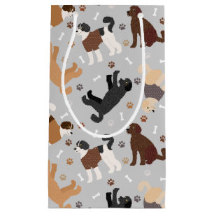 Labradoodle/Goldendoodle Knochen und Paws kleine G Geschenktüte