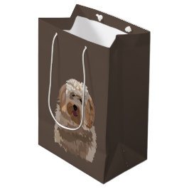 Labradoodle Goldendoodle Poodle Dog Haustier Mittlere Geschenktüte