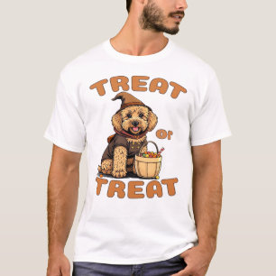 Labradoodle Halloween-Hundekostüm �Süßes oder Saur T-Shirt