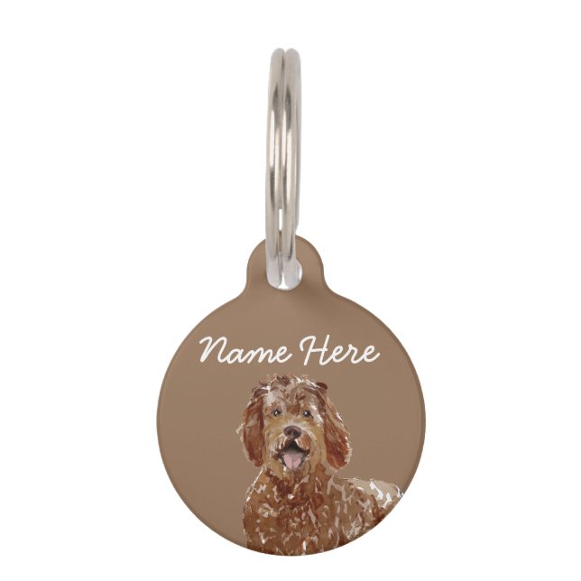 Labradoodle Haustiermarke (Vorderseite)
