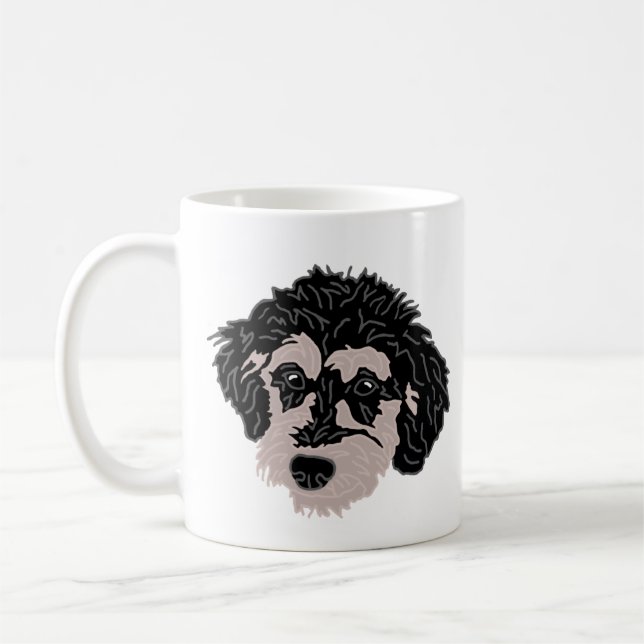 Labradoodle Hund Mama Tasse (Links)