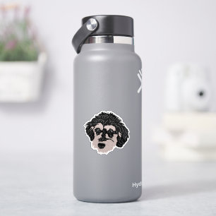 Labradoodle-Hundemutter-Tasse Aufkleber