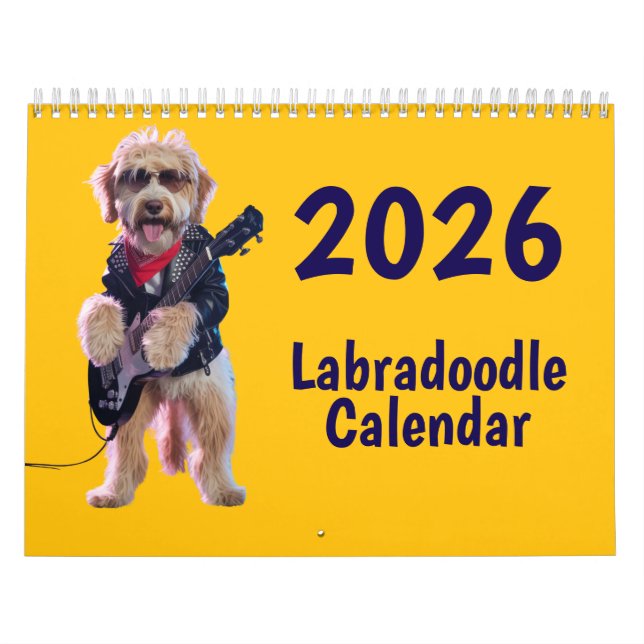 Labradoodle-Kalender Kalender (Titelbild)