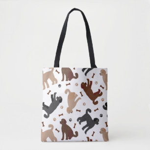Labradoodle Knochen und Paare Tasche