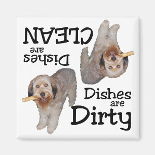 Labradoodle Liebhaber-Spülmaschinen-Magnet Magnet