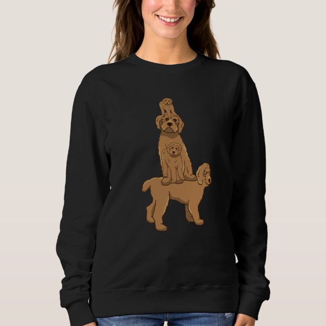 Labradoodle Lover Hund Mama Vater Labradoodle Eige Sweatshirt (Vorderseite)