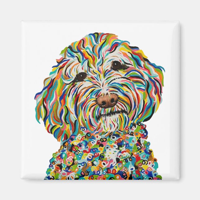 Labradoodle Magnet (Vorne)