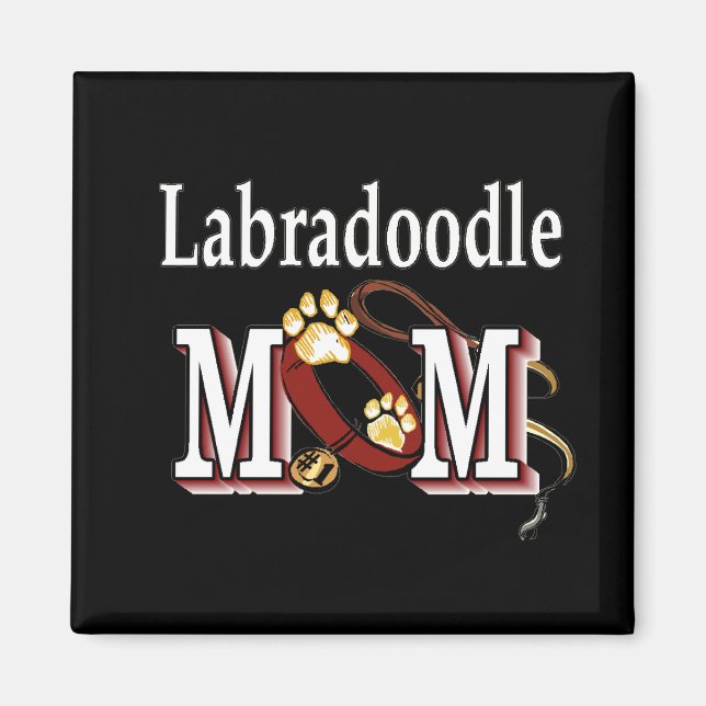 Labradoodle-MAMA Magnet (Vorne)