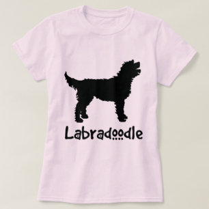 Labradoodle mit coolem Text (im Schwarzen) T-Shirt
