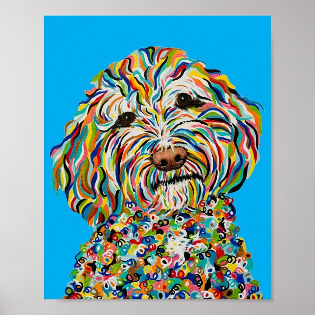 Labradoodle Poster (Vorne)
