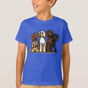 Labradoodle Regenbogen T-Shirt