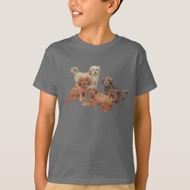 LABRADOODLE scherzt T - Shirt <3 (Vorderseite)