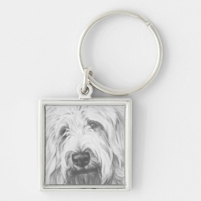 Labradoodle Schlüsselanhänger (Vorne)