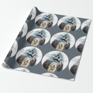 Labradoodle Trio-Weihnachten Geschenkpapier