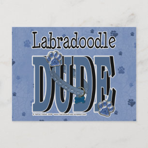 LabraDoodle-TYP Postkarte