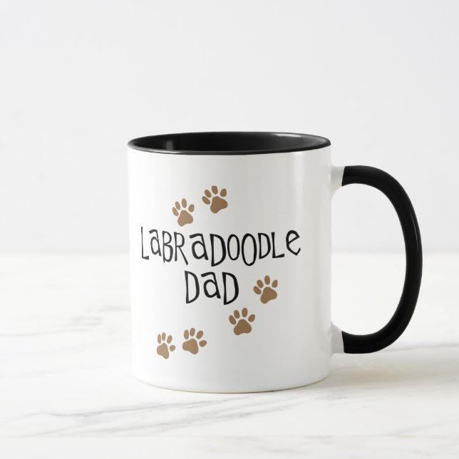 Labradoodle Vater Tasse (Rechts)