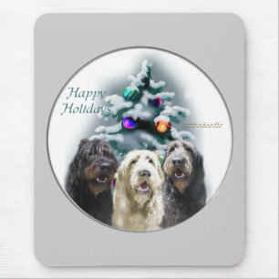 Labradoodle Weihnachtsgeschenke Mousepad