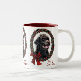 Labradoodle Weihnachtsgeschenke Zweifarbige Tasse