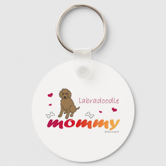 LabradoodleChoco Schlüsselanhänger (Vorderseite)