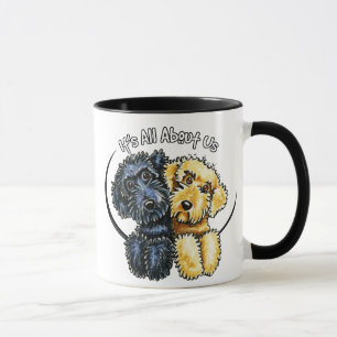 Labradoodles Black Yellow IAAU Tasse