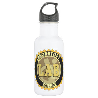 LABRADOR ABZEICHEN LABOR WISSENSCHAFT TRINKFLASCHE