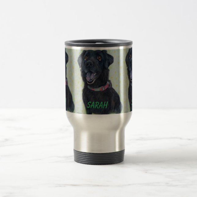 Labrador anpassbar reisebecher (Mittel)