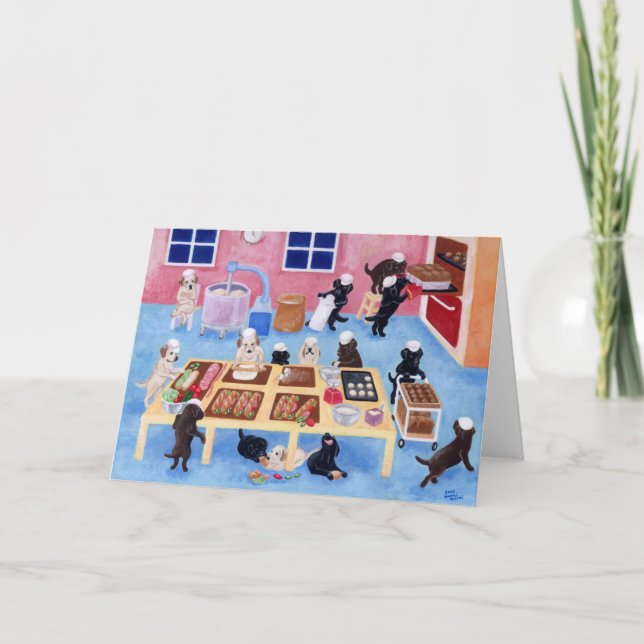 Labrador Bakery Karte (Vorderseite)