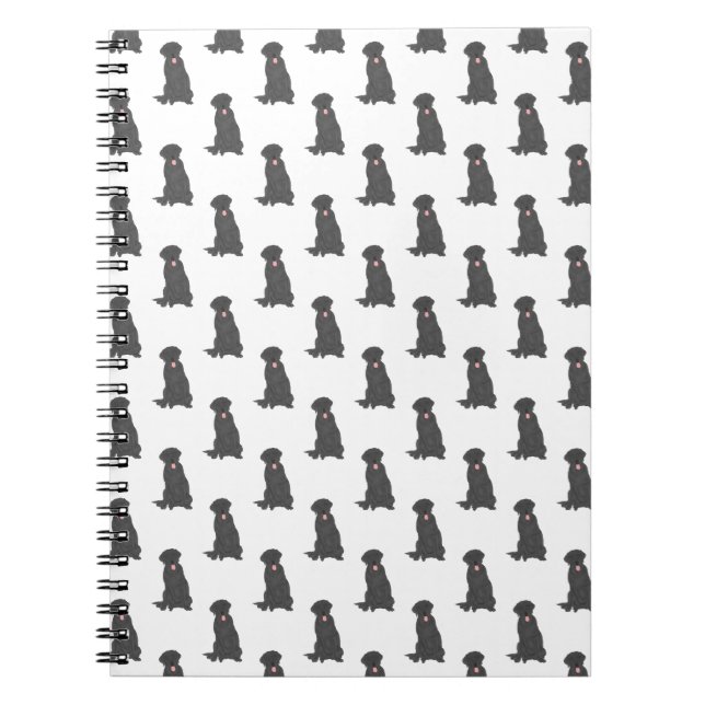 Labrador (Balck) Notizblock (Vorderseite)