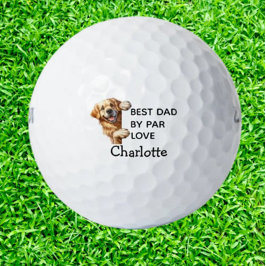 Labrador-Bestes-Vater-Geschenk  Golfball