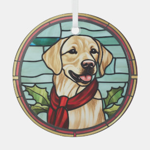 Labrador Buntglas Weihnachten Ornament Aus Glas