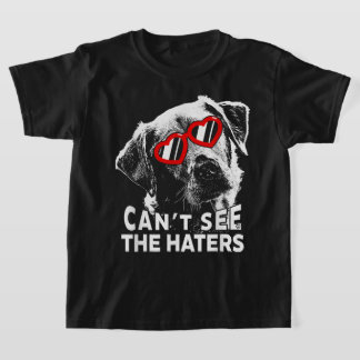 Labrador Cant See The Haters Funny Dovers Liebhabe T-Shirt