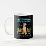 Labrador Chanukah Juwish Ugly Hanukkah Sweater Paj Kaffeetasse<br><div class="desc">Labrador Chanukah jüdischer Ugly Hanukkah Sweater Pajama T - Shirt</div>