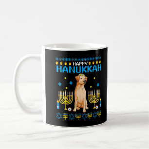 Labrador Chanukah Juwish Ugly Hanukkah Sweater Paj Kaffeetasse