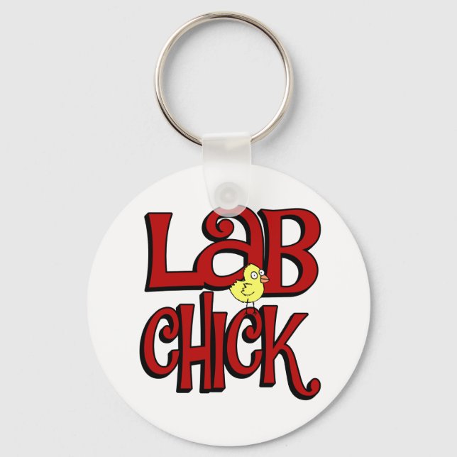 LABRADOR CHICK - LABOR MÄDCHEN / SPASS SCHLÜSSELANHÄNGER (Vorderseite)