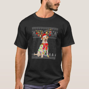 Labrador Chien moche lumières de Noël Sweat Funny