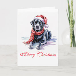 Labrador Christmas Greeting Card Karte