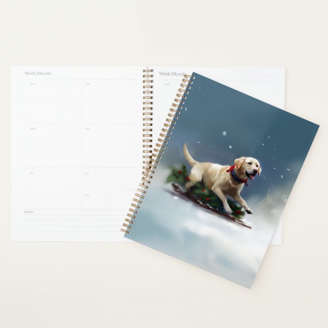 Labrador Christmas snow winter Planer (Anzeige)