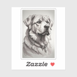 Labrador Dog Aufkleber