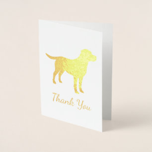 Labrador Dog Baby Shower Blue Boy Labrador Folienkarte