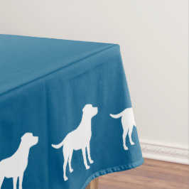 Labrador Dog Baby Shower Blue Boy Labrador Tischdecke